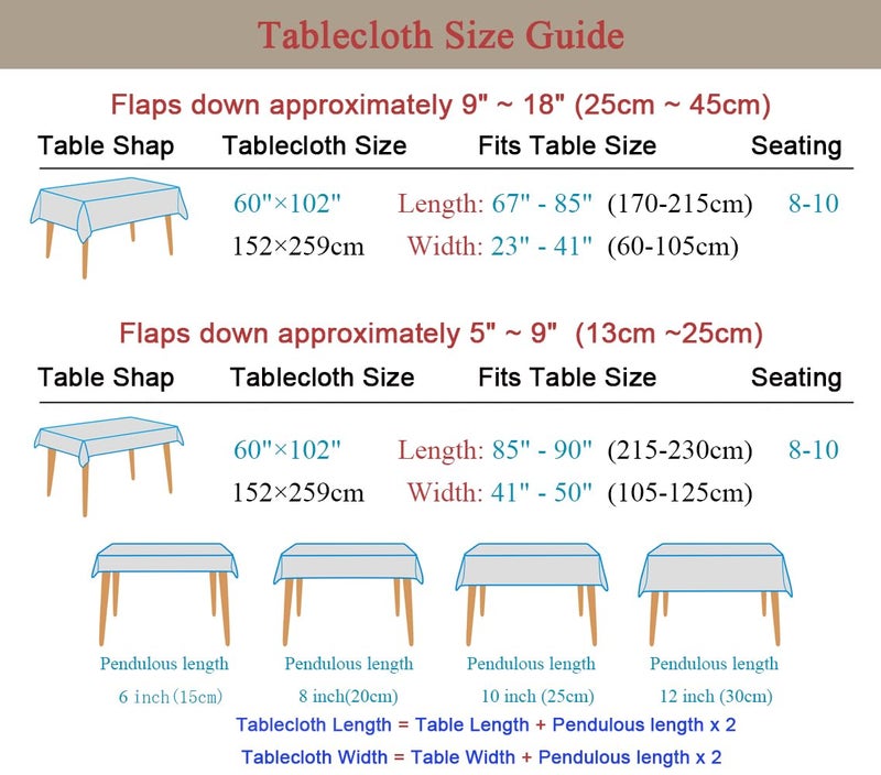 YEESSION Floral Print Rectangle Tablecloth 60 x 102 Inch Stain Resistant and Waterproof Wine Table Cover for Kitchen Dining Indoor Outdoor Buffet Tabletop Decoration (Beige) - Image 4